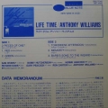 Anthony Williams, Life Time, LP 1984 Japan, Blue Note, płyta winylowa