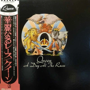 Queen, A Day At The Races, LP 1976 Japan, Elektra, płyta winylowa