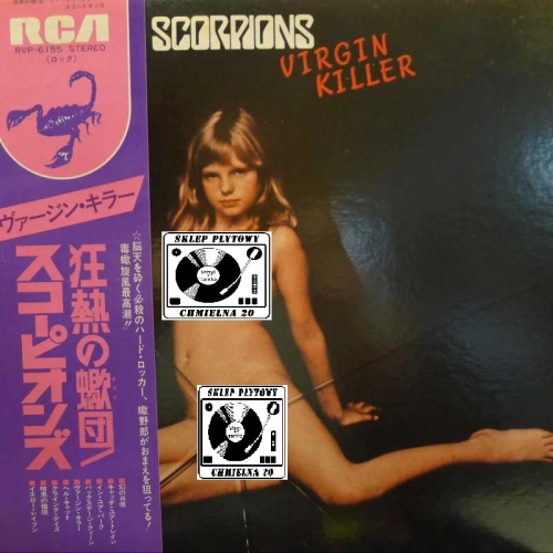 Scorpions, Virgin Killer, LP 1977 Japan, RCA, płyta winylowa 