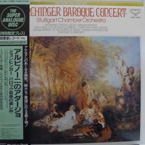 Munchinger Baroque Concert, Stuttgart Chamber Orchestra, LP 1987 Japan, London, The Super Analogue Disc, płyta winylowa  