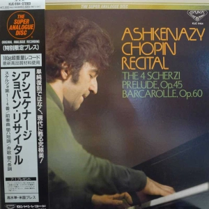 Fryderyk Chopin, Ashkenazy Recital,  LP 1995 Japan, London, The Super Analogue Disc, płyta winylowa  