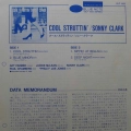 Sonny Clark, Cool Struttin', LP 1984 Japan, Blue Note, płyta winylowa