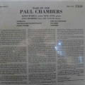 Paul Chambers Quartet,  Bass On Top, LP 1984 wydanie promocyjne Japan, Blue Note, płyta winylowa