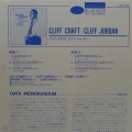 Cliff Jordan, Cliff Craft, LP 1984 PROMO Japan, Blue Note, płyta winylowa