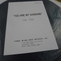 The Trio, You Are My Sunshine, LP 1978 Japan, TBM Three  Blind Mice, płyta winylowa 
