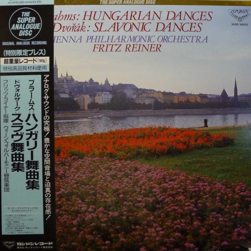 Brahms, Hungarian Dances, Dvorak, Slavonic Dances, Fritz Reiner, LP 1989  Japan, London, The Super Analogue Disc, płyta winylowa   
