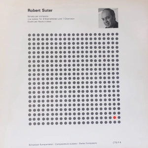 Robert Suter Sonata Per Orchestra / «La Scesa» Für 3 Klarinettisten Und 1 Gitaristen / Duetti Per Flauto E Oboe LP