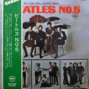 The Beatles, No 5, LP 1970 Japan, Apple Records, płyta winylowa
