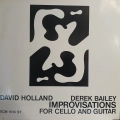 David Holland / Derek Bailey – Improvisations For Cello And Guitar LP Germany ECM 1971, płyta winylowa jazz