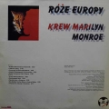 Róże Europy, Krew Marilyn Monroe, LP 1989 PL, Pronit, płyta winylowa