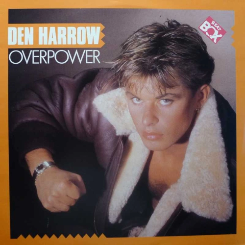 Den Harrow, Overpower, LP 1986 Sweden, Beat Box, italo disco, płyta winylowa