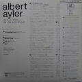 Albert Ayler, The First Recordings, LP 1978 Japan, Sonet, płyta winylowa