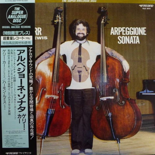 Gary Karr, Harmon Lewis, Arpeggione Sonata, LP 1990 Japan, Firebird, The Super Analogue Disc, płyta winylowa 