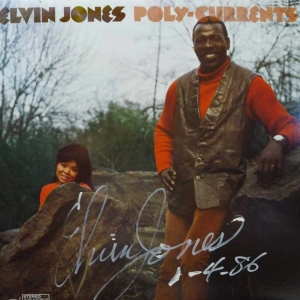 Elvin Jones,  Poly-Currents, LP 1985 US, Blue Note, autograf, płyta winylowa