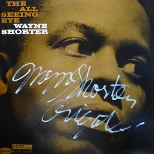 Wayne Shorter, The all seeing eye, LP 1977 Japan, Blue Note, autograf, płyta winylowa 
