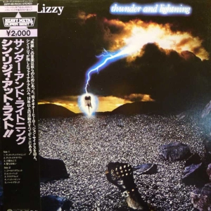 Thin Lizzy, Thunder And Lightning, LP 1984 Japan, Vertigo, płyta winylowa