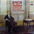 Bach, Suites for Solo Cello BWV 1007-12, Sasa Vectomov, 2LP 1987 Czechoslovakia, Supraphon, płyta winylowa