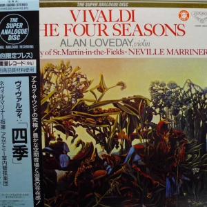 Vivaldi, The Four Seasons, Neville Marriner, LP 1989 Japan, London,The Super Analogue Disc, płyta winylowa   