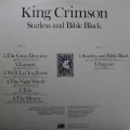 King Crimson, Starless And Bible Black, LP 1980 Japan, Atlantic, płyta winylowa