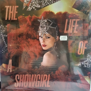 Taylor Swift, The Life Of A Showgirl LP Limited, USA, sealed, Republic Records, Clear With Red And Orange Splatter, płyta winylowa