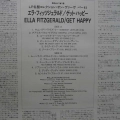 Ella Fitzgerald, Get Happy!, LP 1994 Japan, Verve Records, płyta winylowa