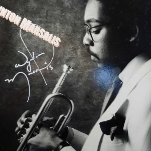 Wynton Marsalis, Wynton Marsalis, LP 1982 Japan, CBS/Sony, autograf, płyta winylowa 