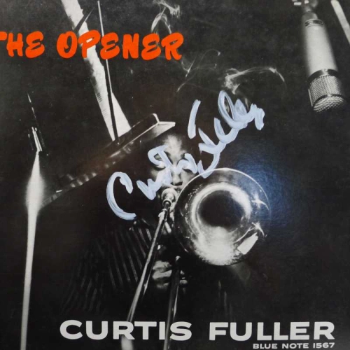 Curtis Fuller, The Opener, LP 1983 Japan, Blue Note, autograf, płyta winylowa