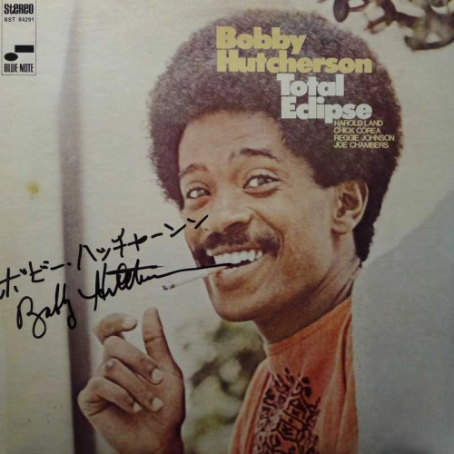Bobby Hutcherson, Total Eclipse, LP 1979 Japan, Blue Note, autograf, płyta winylowa