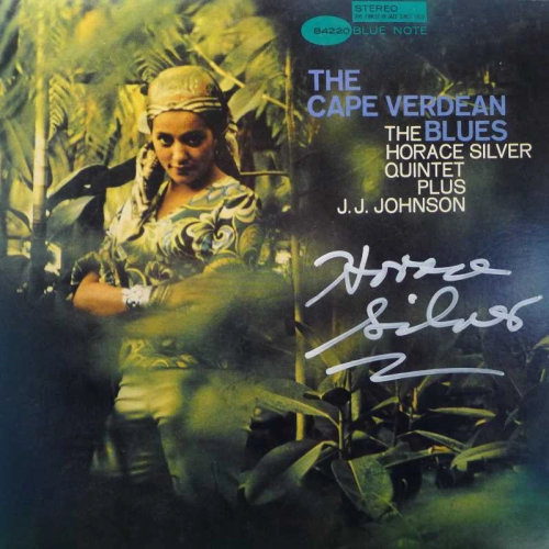 The Horace Silver Quintet Plus J.J. Johnson, The Cape Verdean Blues, LP 1983 Japan, Blue Note, autograf, płyta winylowa
