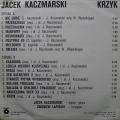 Jacek Kaczmarski, Krzyk LP 1989 PL, Polskie Nagrania Muza, płyta winylowa