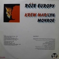 Róże Europy, Krew Marilyn Monroe, LP 1989 PL, Pronit, płyta winylowa