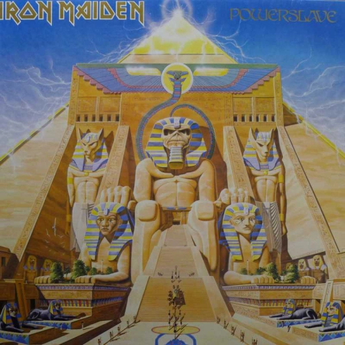 Iron Maiden, Powerslave, LP 1984 Germany,  EMI, płyta winylowa