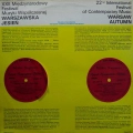 Various, Warszawska Jesień - 1978 - Warsaw Autumn Kronika Dźwiękowa Nr 3, LP 1978 PL, Polskie Nagrania Muza, płyta winylowa