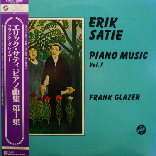 Erik Satie, Piano Music Vol. 1, Frank Glazer, LP Japan, VOX/Pioneer, płyta winylowa