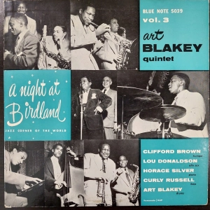 Art Blakey Quintet ?– A Night At Birdland, Vol. 3  10" LP Blue Note 1954