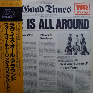 Eric Burdon & War, Love Is All Around, LP 1979 PROMO Japan, Trio Records, płyta winylowa