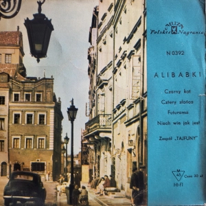 Alibabki & Tajfuny, Czarny Kot / Cztery Słońca / Futurama / Niech Wie Jak Jest 7" EP, 1966, Polskie Nagrania Muza, płyta winylowa