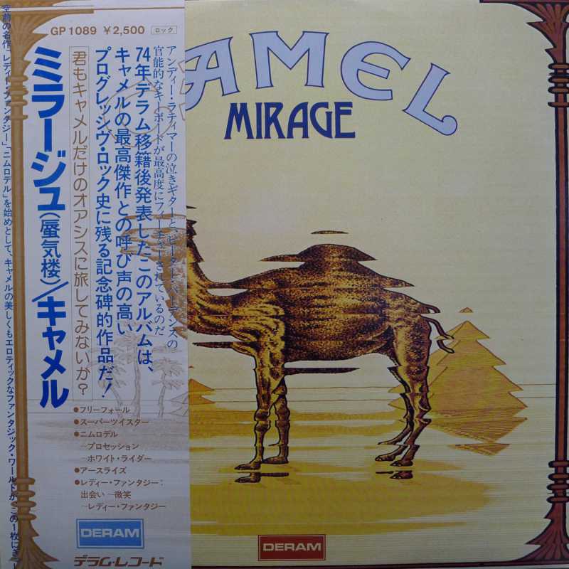      Camel, Mirage, LP 1978 Japan, Deram, płyta winylowa