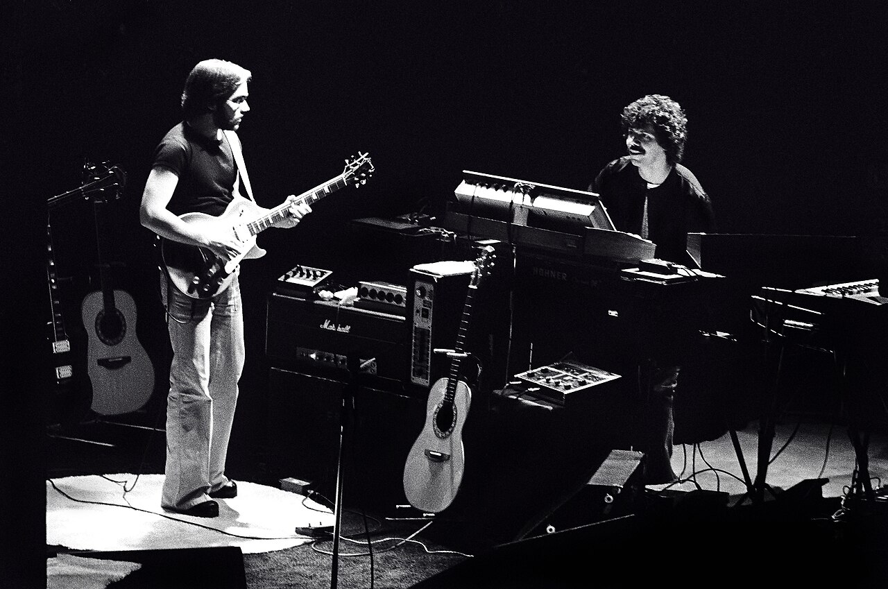 Di Meola with Chick Corea in Rochester, New York, 1976