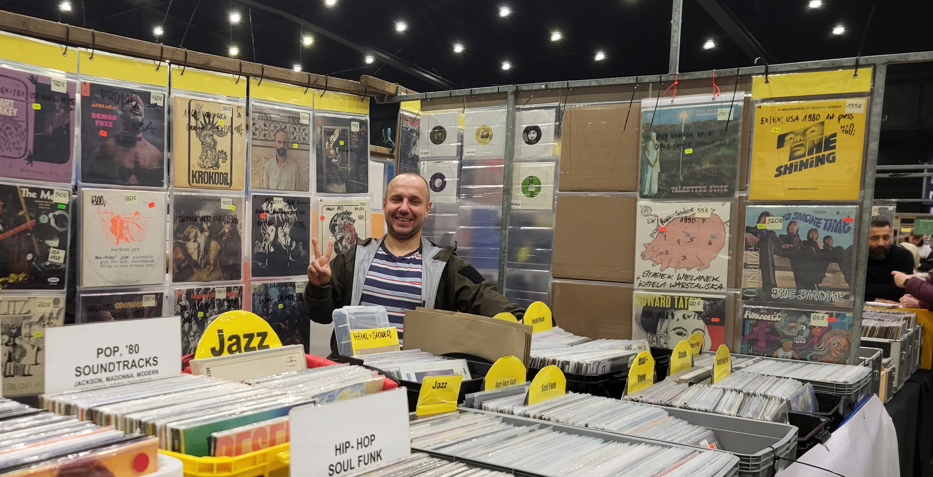 Stoisko Vinyl Tamka na Mega Record & CD Fair w Den Bosch