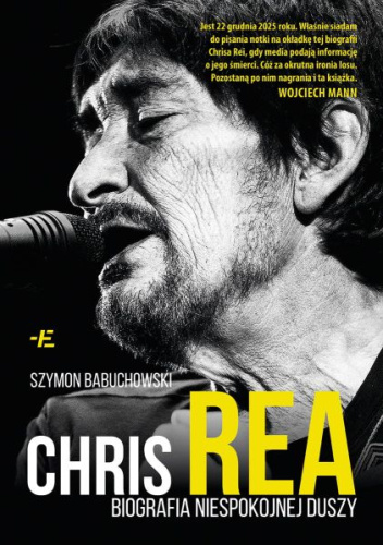 Chris Rea – biografia niespokojnej duszy, okładka książki Szymona Babuchowskiego