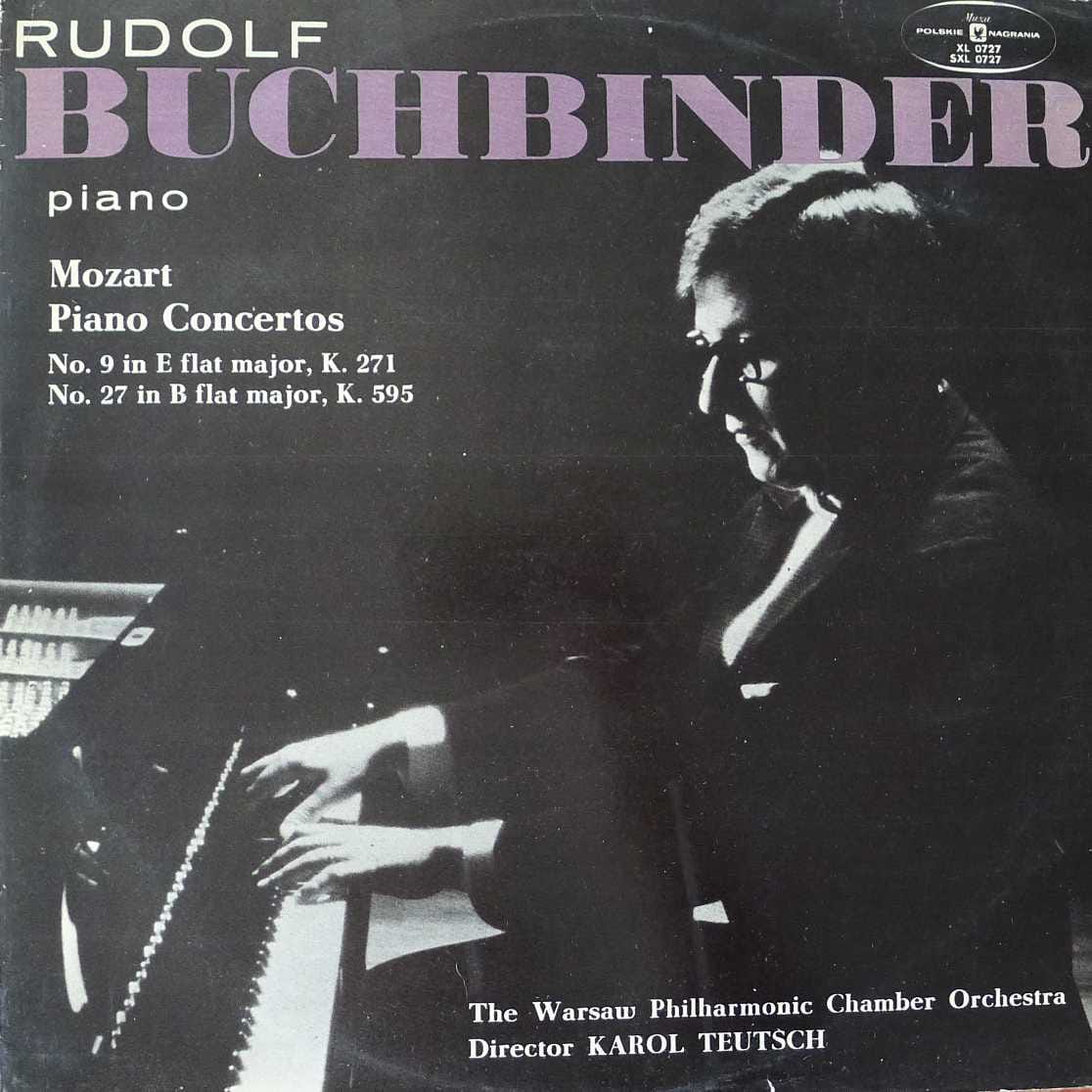 Mozart Piano Concertos No 9 i No 27 Rudolf Buchbinder , Karol Teutsch LP