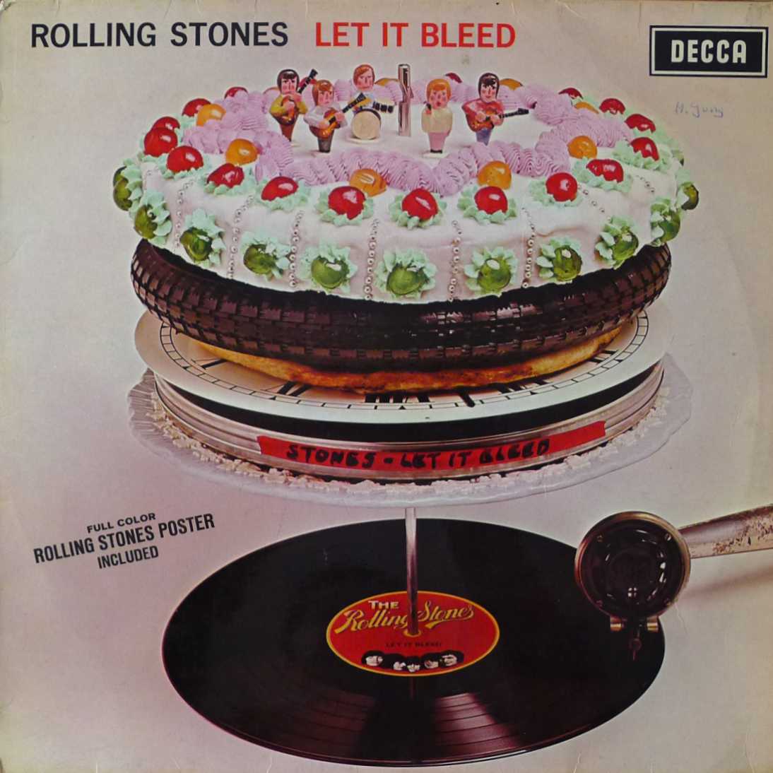 The Rolling Stones - Let It Bleed , LP 1969 Germany  1st press