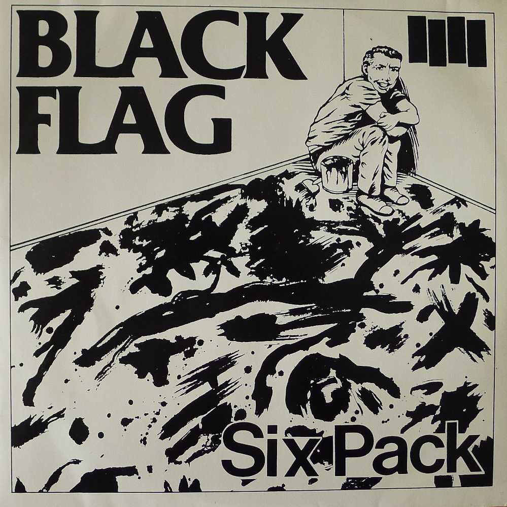 Black Flag - Six Pack , LP 1990 US, 10" , 45 rpm, 