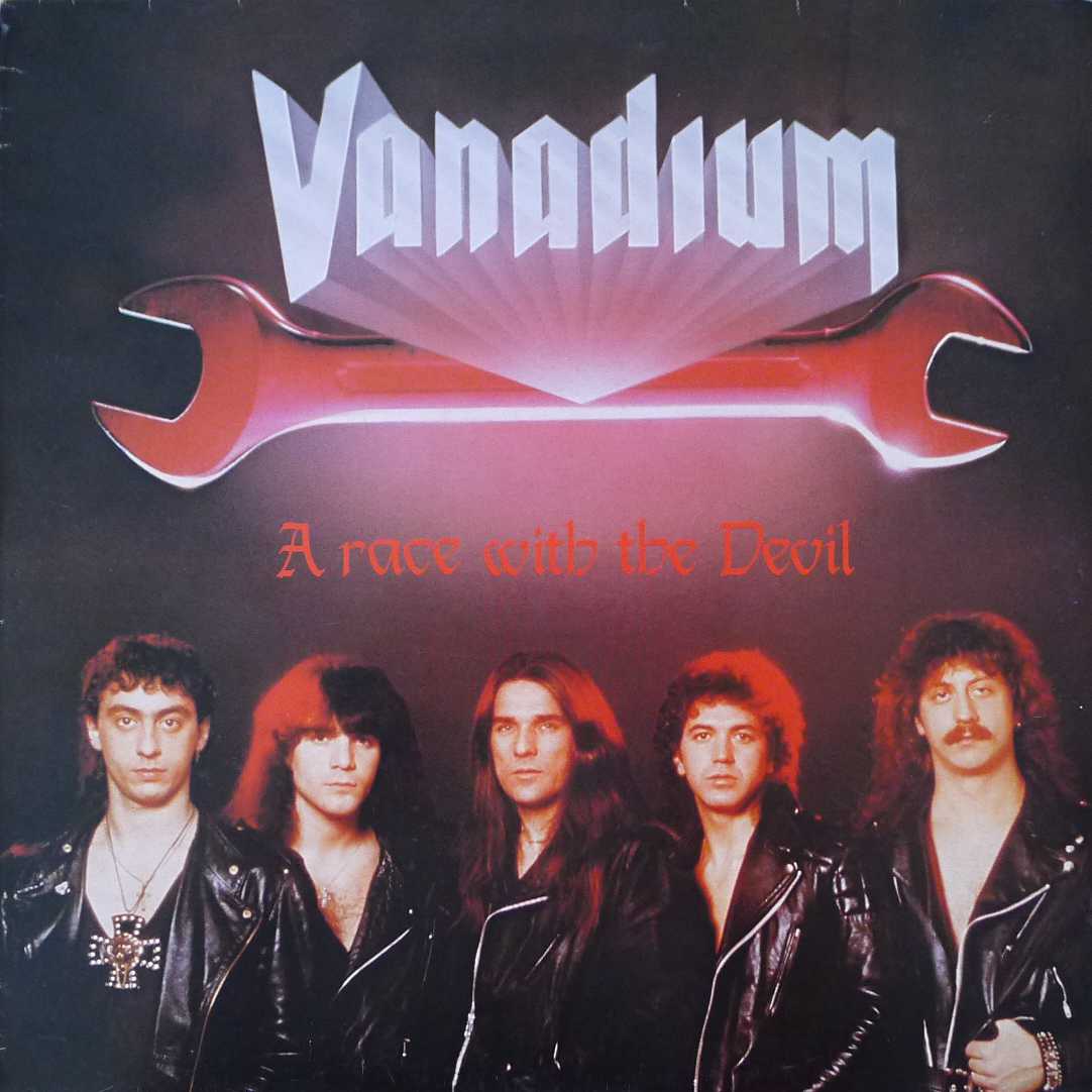 Vanadium - A Race With The Devil, LP 1983 Italy 