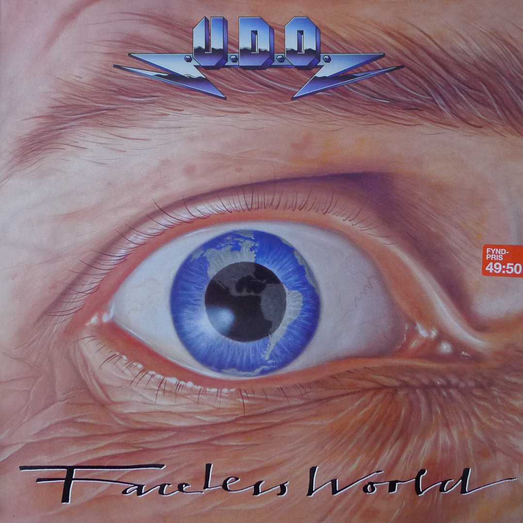 U.D.O. - Faceless World, LP 1990 Germany 