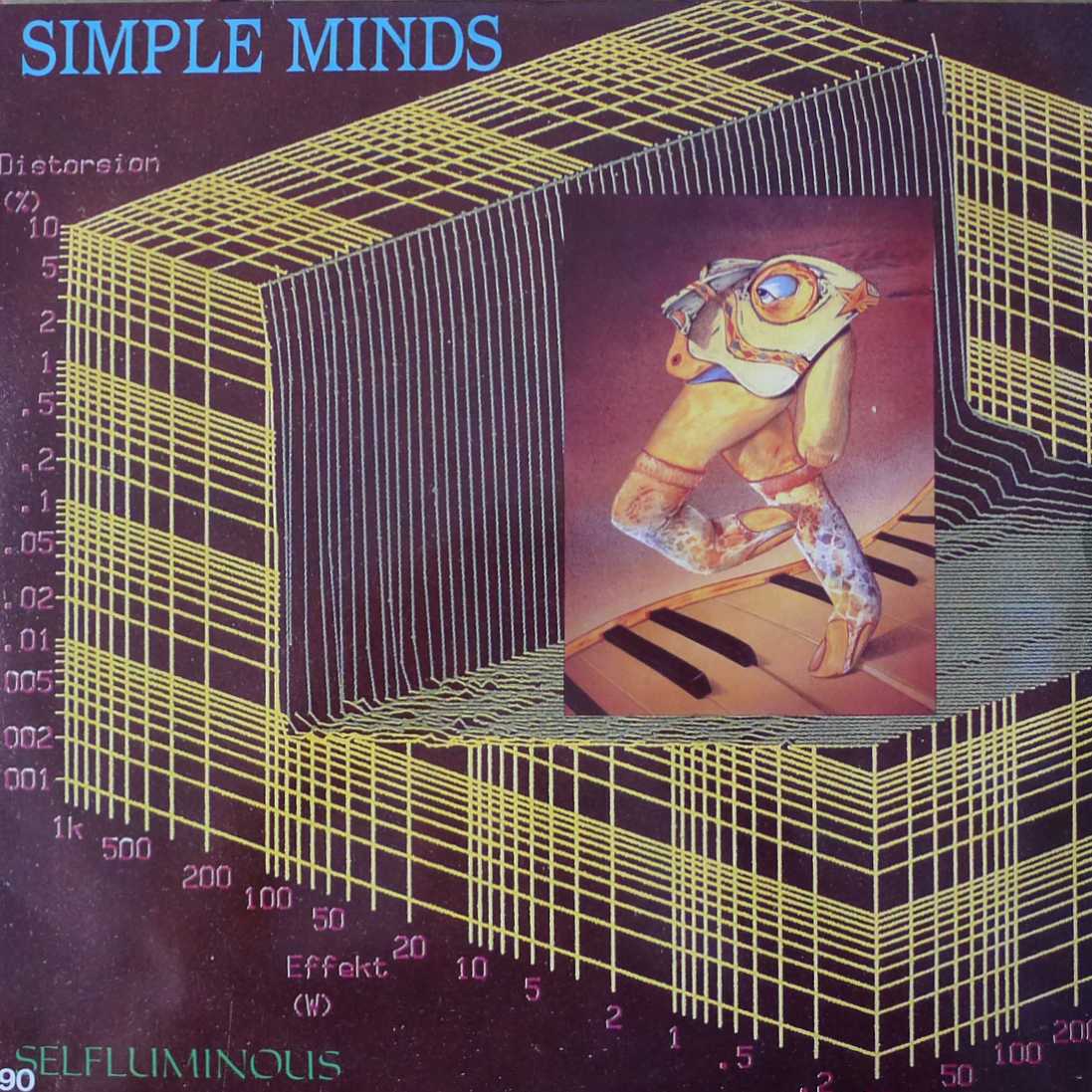 Simple Minds  - Selfluminous , 2 LP 1984 EU ,  Unofficial Release 