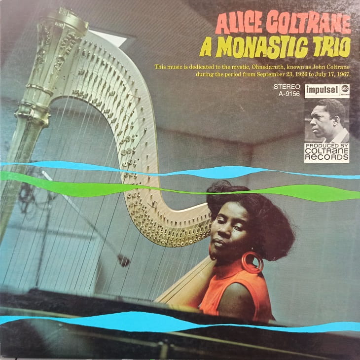 Alice Coltrane A Monastic Trio LP USA 