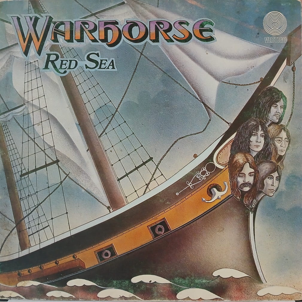 Warhorse Red Sea LP 1972 UK Vertigo Swirl
