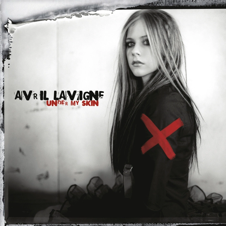 AVRIL LAVIGNE Under My Skin LP Grey Marble